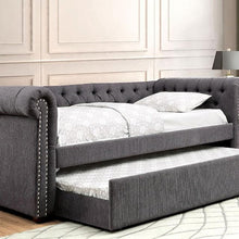 Load image into Gallery viewer, LEANNA Gray Daybed w/ Trundle, Gray