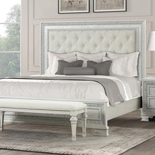 Load image into Gallery viewer, Stella Mia E.King &amp; Queen Bed White &amp; White