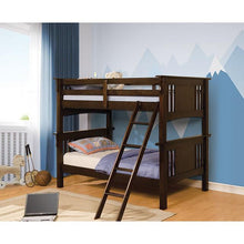 Load image into Gallery viewer, Spring Creek Dark Walnut Twin/Twin Bunk Bed