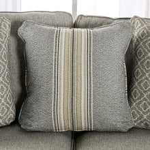 Load image into Gallery viewer, STEPHNEY Loveseat, Gray/Gold