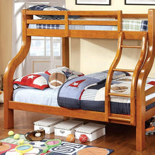 Load image into Gallery viewer, Solpine Oak Twin/Full Bunk Bed image