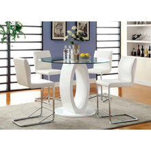 Load image into Gallery viewer, LODIA II White Round Counter Ht. Table