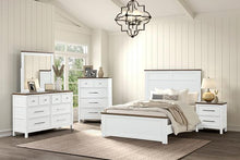 Load image into Gallery viewer, Pinetop Twin &amp; Full Bed White &amp; Blue