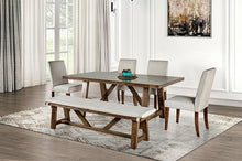Load image into Gallery viewer, Losone Dining Table Set with Bench Rustic
