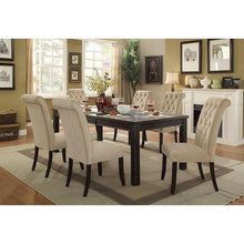 Load image into Gallery viewer, Mashall Beige/Antique Black Side Chair, Ivory (2/CTN)