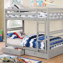 Load image into Gallery viewer, California IV Gray Twin/Twin Bunk Bed image