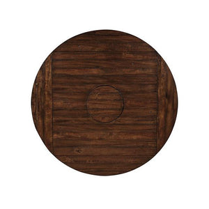 MEAGAN II Brown Cherry Round Counter Ht. Table