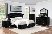 Load image into Gallery viewer, ZOHAR E.King Bed, Black