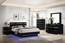 Load image into Gallery viewer, Erlach Bed Black &amp; White