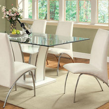 Load image into Gallery viewer, Glenview White/Chrome Dining Table image