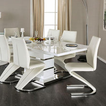 Load image into Gallery viewer, Midvale White/Chrome Dining Table image