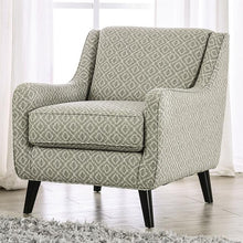 Load image into Gallery viewer, STEPHNEY Accent Chair, Gray/Gold image