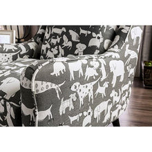 Load image into Gallery viewer, Patricia Ivory/Black Animal Pattern Chair
