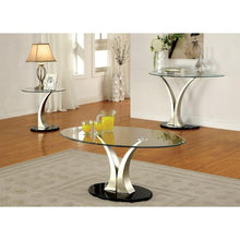 Load image into Gallery viewer, VALO Satin Plated/Black End Table