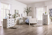 Load image into Gallery viewer, Rockwall Full, Queen, &amp; Twin Bed White, Gray, &amp; White