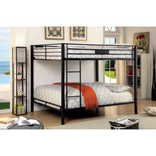 Load image into Gallery viewer, CLAREN Black Queen/Queen Bunk Bed