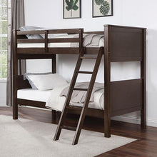 Load image into Gallery viewer, STAMOS Twin/Twin Bunk Bed, Walnut image