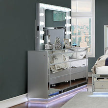 Load image into Gallery viewer, BELLADONNA Dresser w/ LED, Silver image