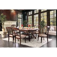 Load image into Gallery viewer, Jordyn Brown Cherry Dining Table