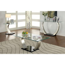 Load image into Gallery viewer, ROXO Satin Plated/Black End Table