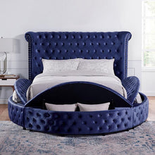 Load image into Gallery viewer, SANSOM E.King &amp; Queen Bed, Black, Blue, &amp; Grey