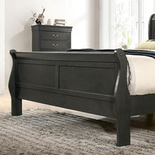 Load image into Gallery viewer, Louis Philippe E.King Bed Black, Cherry, &amp; Gray