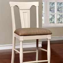 Load image into Gallery viewer, SABRINA Off White/Cherry Ctr.Ht. Chair, Cherry &amp; White (2/CTN)