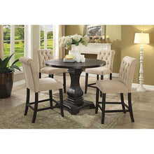 Load image into Gallery viewer, Izzy Beige/Antique Black Counter Ht. Chair, Ivory (2/CTN)