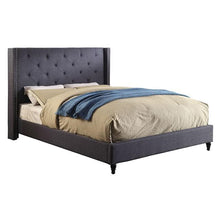 Load image into Gallery viewer, Anabelle E.King Bed Purple &amp; Natural
