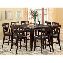 Load image into Gallery viewer, Edgewood II Espresso Square Counter Ht. Table