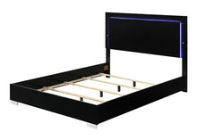 Load image into Gallery viewer, Sinistra E.King &amp; Queen Bed White, Black &amp; Beige