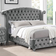Load image into Gallery viewer, Zohar Queen &amp; Twin Bed Black, Grey, &amp; Pink