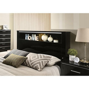 Carlie Queen Bedroom Set Black & White