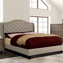 Load image into Gallery viewer, Carly Cal.King, E.King, Full, &amp; Queen Bed Grey &amp; Brown