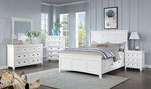 Load image into Gallery viewer, CASTILE Night Stand w/ USB, White