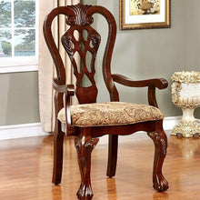 Load image into Gallery viewer, ELANA Brown Cherry Arm Chair (2/CTN)