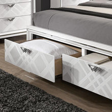 Load image into Gallery viewer, Emmeline Queen Bedroom Set Silver &amp; White