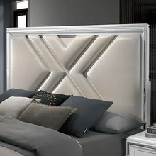 Load image into Gallery viewer, Emmeline Queen Bedroom Set Silver &amp; White