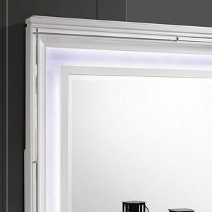 Emmeline Queen Bedroom Set Silver & White