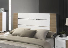 Load image into Gallery viewer, ERLANGEN Cal.King &amp; E.King Bed, White/Natural