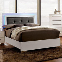 Load image into Gallery viewer, CLEMENTINE Glossy White E.King, Full,&amp; Queen Bed