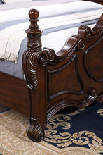 Load image into Gallery viewer, Francione Bed Chrome &amp; Cherry