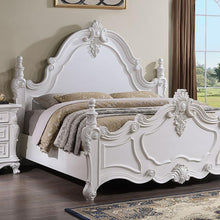 Load image into Gallery viewer, Francione E.King &amp; Queen Bed White &amp; Chrome