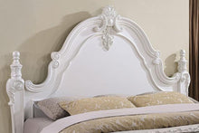 Load image into Gallery viewer, Francione E.King &amp; Queen Bed White &amp; Chrome