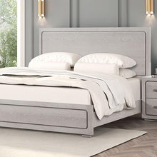 Load image into Gallery viewer, Crowthorne E.King &amp; Queen Bed Grey &amp; White