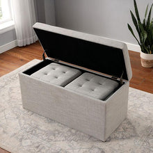 Load image into Gallery viewer, DARYN Storage Bench w/ Ottoman