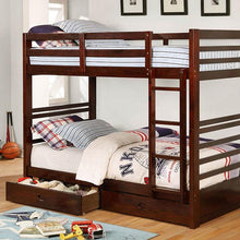 Load image into Gallery viewer, California IV Dark Walnut Twin/Twin Bunk Bed image