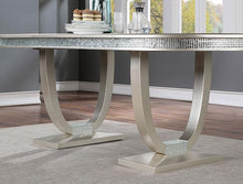 Load image into Gallery viewer, CATHALINA Oval Dining Table, Silver