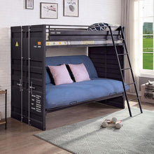 Load image into Gallery viewer, LAFRAY Twin Bunk Bed w/ Futon Base