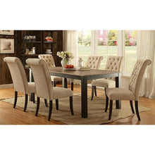 Load image into Gallery viewer, Mashall Beige/Antique Black Side Chair, Ivory (2/CTN)